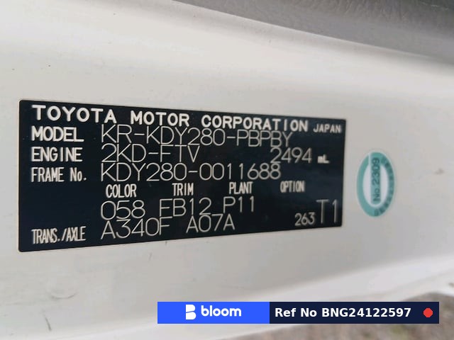 2005 Toyota Toyoace Truck