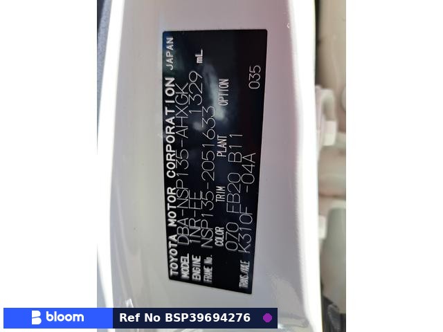 2015 Toyota Vitz